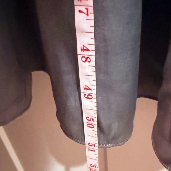 Chic Gray Ruffle Midi Dress - Picture 5 of 6